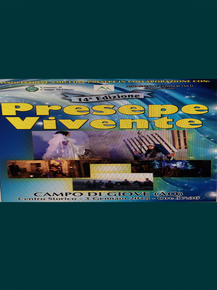 EVENTO | Presepe vivente 2018, 3 Gennaio h_17.30. #Winter2018