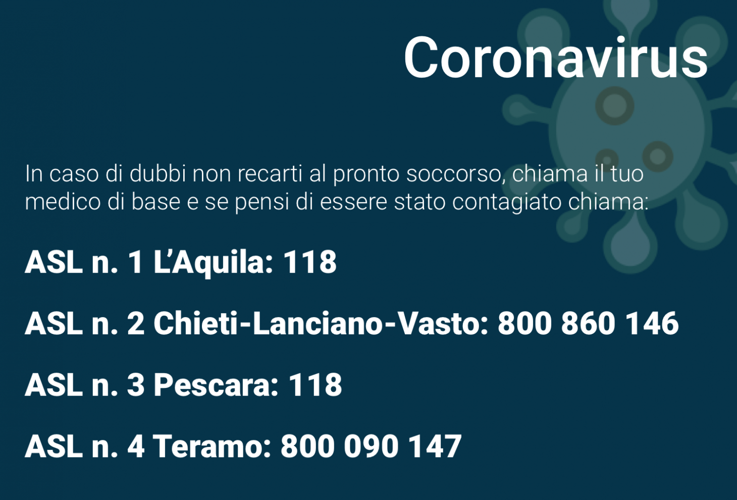 Emergenza Coronavirus. Limitati numeri di acceso a uffici comunali e ambulatorio.