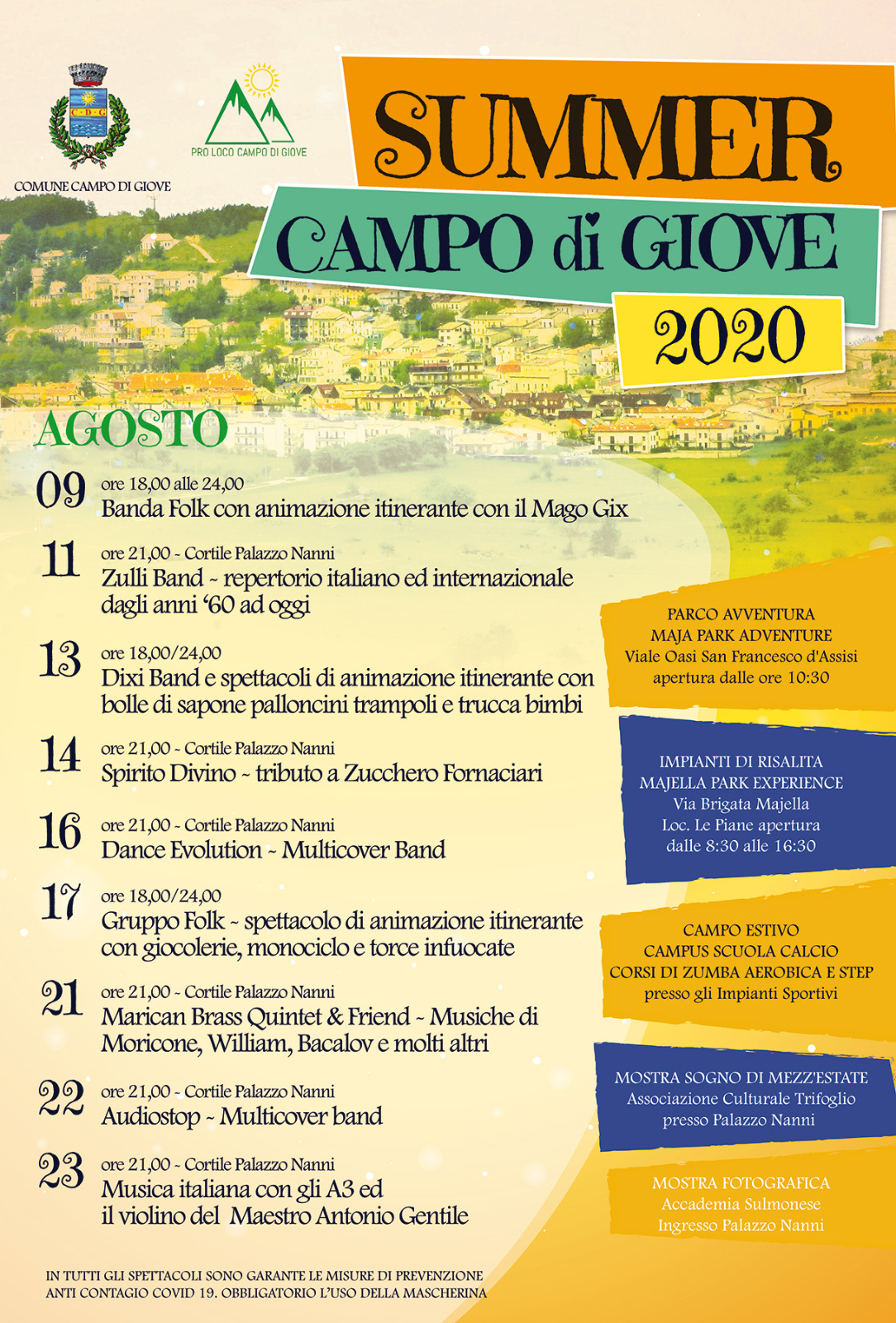 Programma estate 2020.
