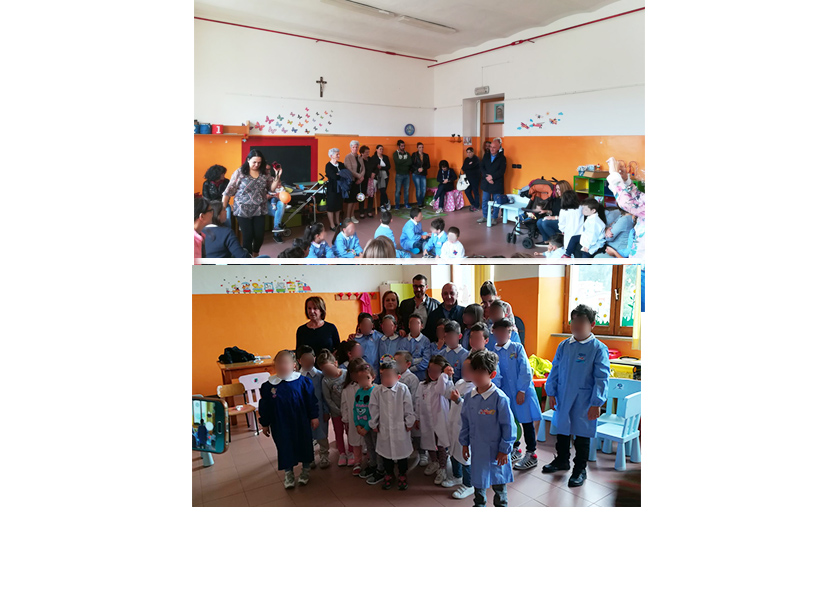 Il primo giorno di scuola.