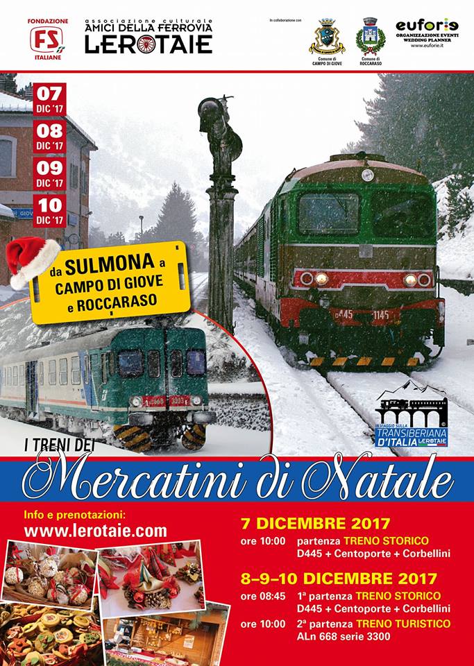 Mercatini di Natale | 7, 8, 9, 10 Dicembre | Transiberiana d'Italia