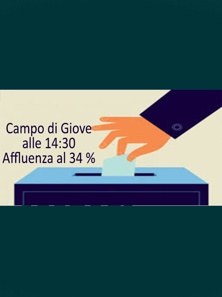 ELEZIONI | Dati affluenza alle 14:30