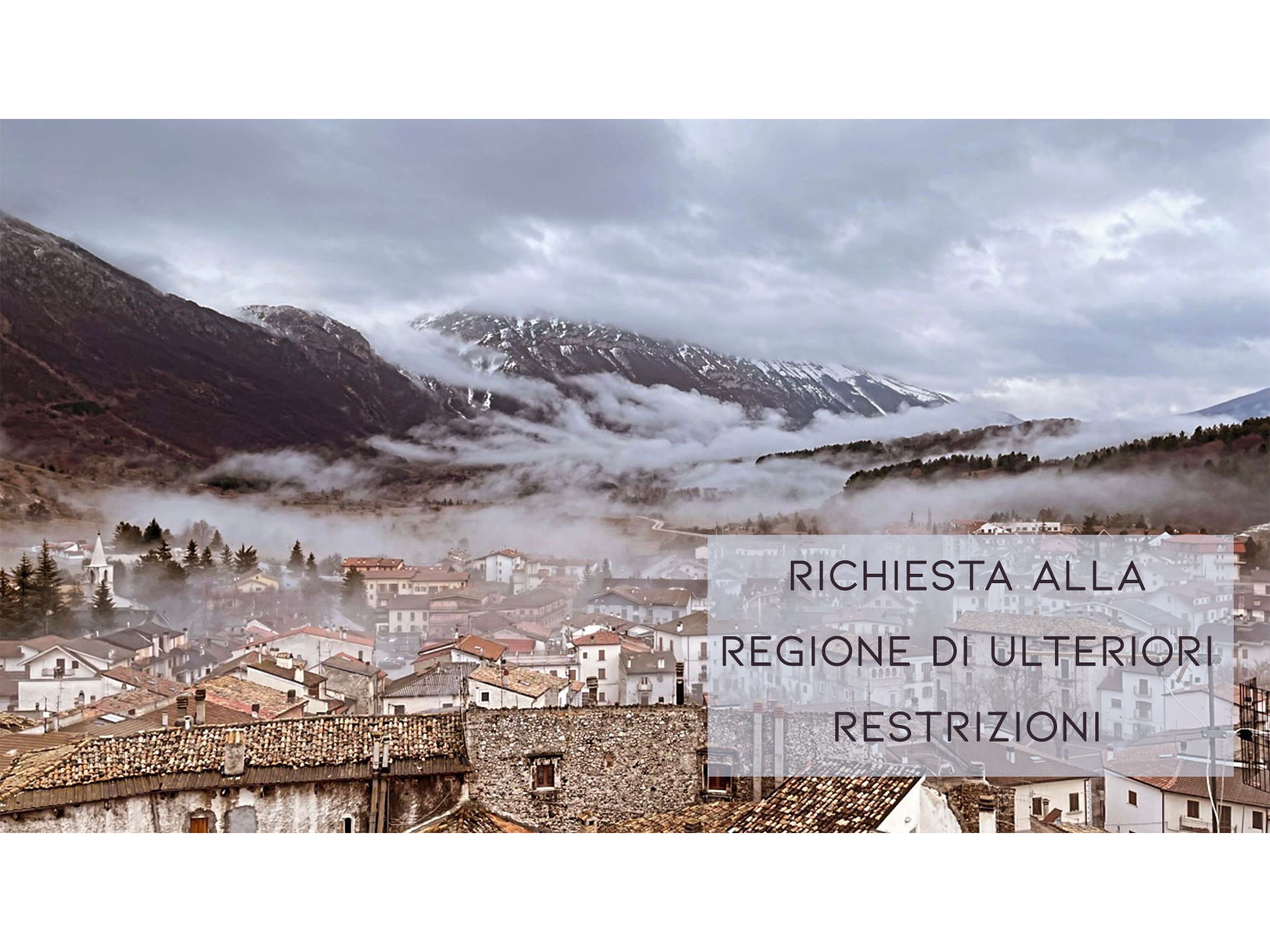 AVVISO | Esito screening e richiesta di ulteriori misure di restrizione.