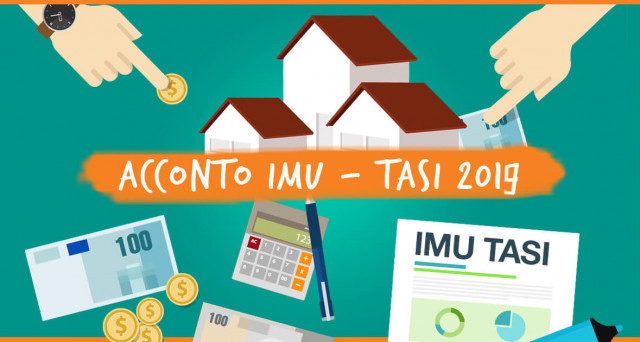 COMUNICAZIONE | Versamento acconto IMU e TASI 2019. Scadenza del termine per il versamento dell’acconto IMU e TASI 2019.