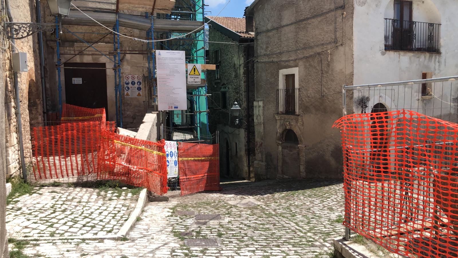 COMUNICAZIONE | Riaperto il passaggio pedonale tra la chiesa di San Paolo e Piazza Regina Margherita  (del Comune).